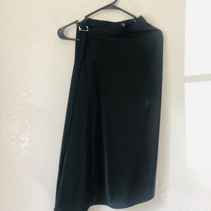 Satin H&M wrap skirt